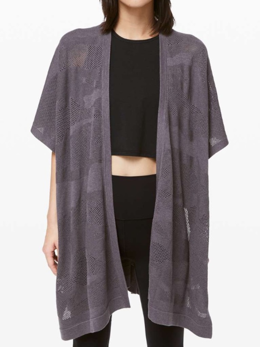 Lululemon Heathered Moonwalk Find Your Light Wrap